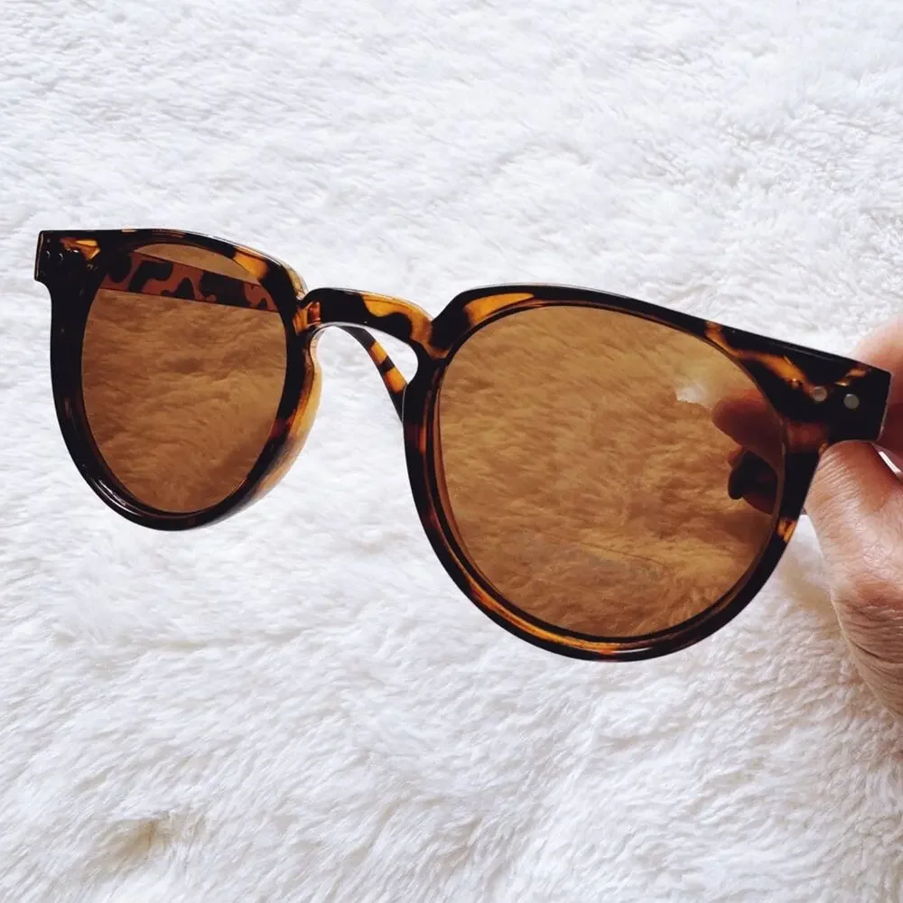 Pablo Tortoise Brown Round Sunglasses